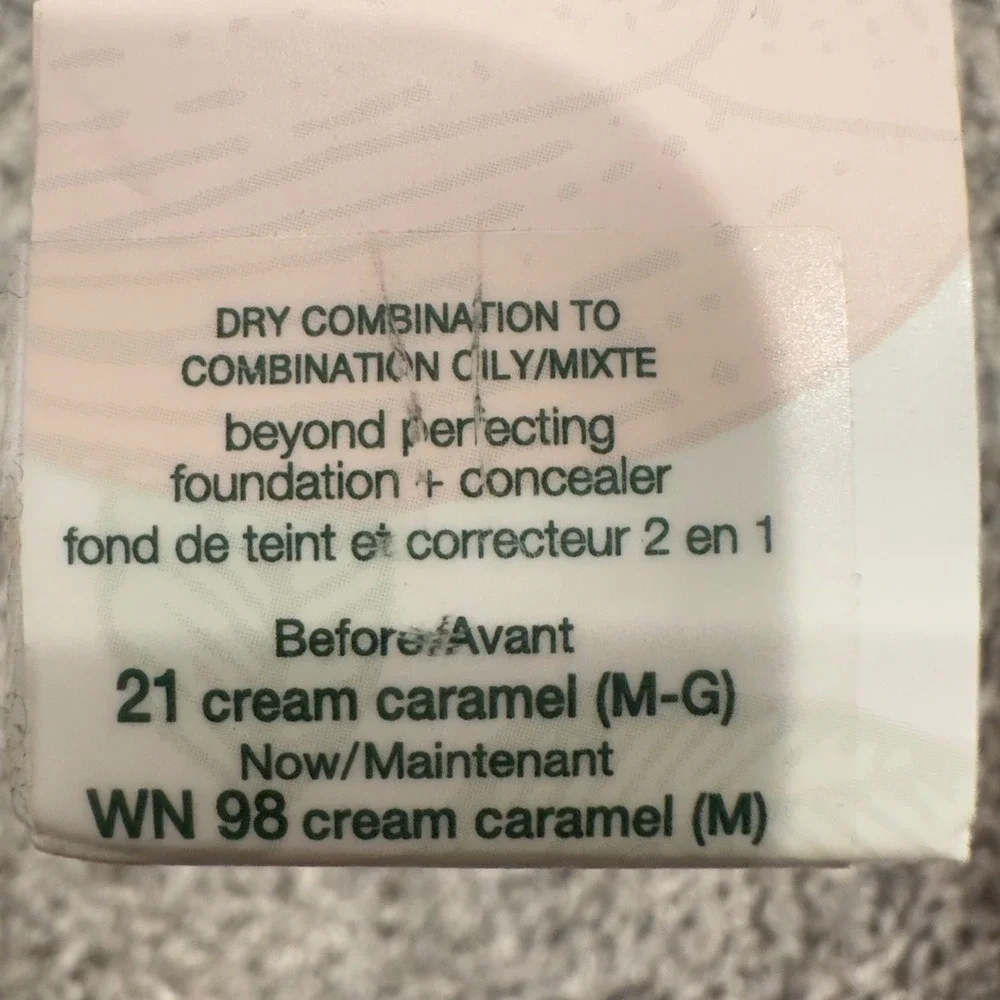 3 Clinique Beyond Perfecting Foundations Concealer WN 98 Cream Caramel 1oz New